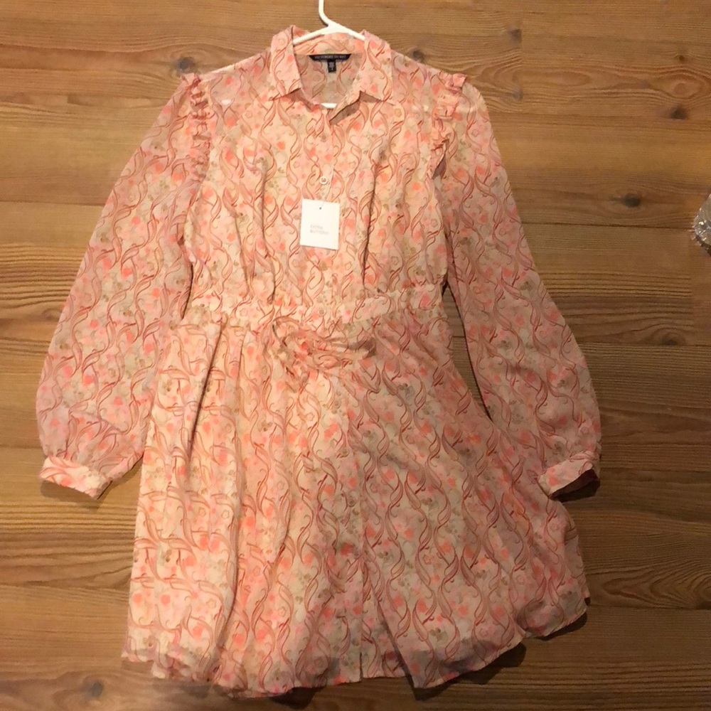 Long Sleeve Knee Length Dress